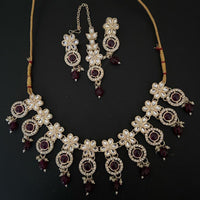 India Art Gold Plated Austrian Stone Necklace Set