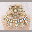 India Art Gold Plated Kundan Necklace Set