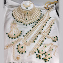 India Art Gold Plated Kundan Stone Bridal Set