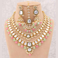 India Art Gold Plated Kundan Necklace Set