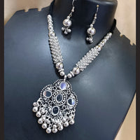 Pooja Bangles Navratri Special Oxidised Necklace Set