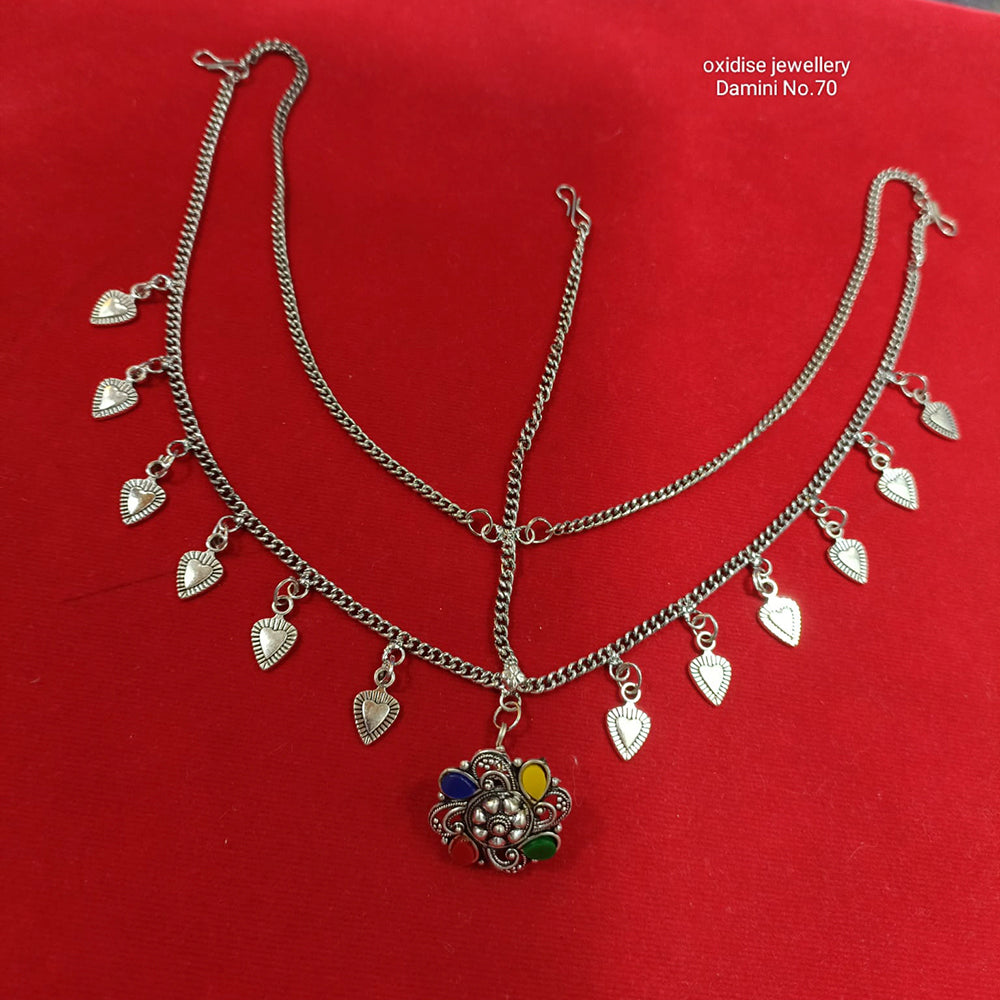 Pooja Bangles Oxidised Navratri Maangtikka