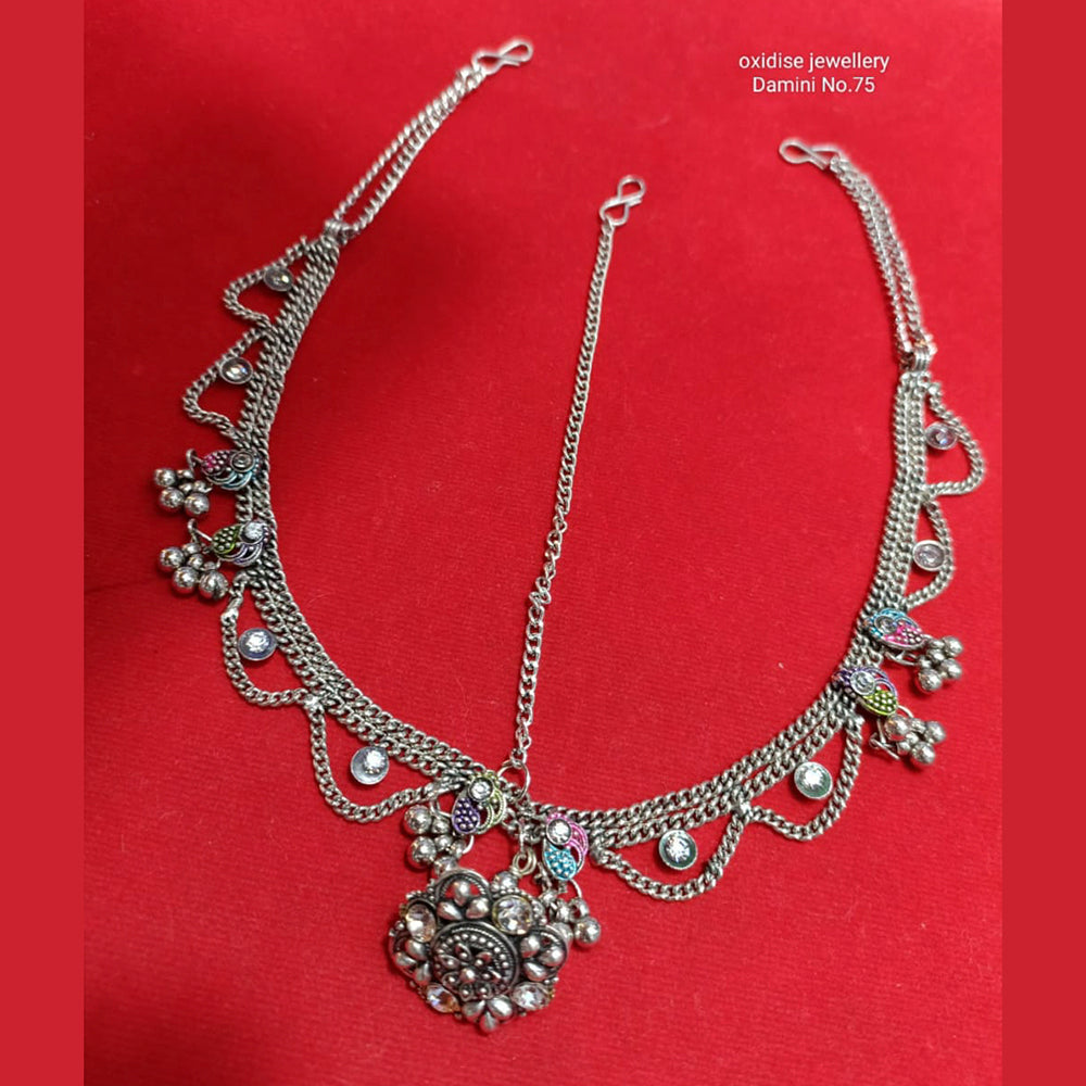 Pooja Bangles Oxidised Navratri Maangtikka