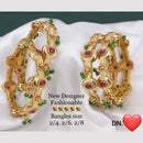 Pooja Bangles Gold Plated Bangles Set
