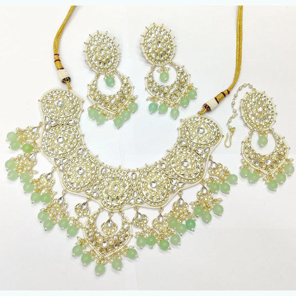 Pooja Bangles Kundan Necklace Set