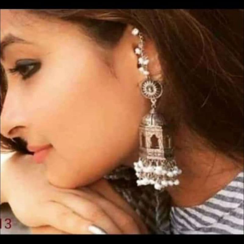 Pooja Bangles Oxidised Earrings