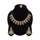 Pooja Bangles Austrian Stone Necklace Set With Maangtikka