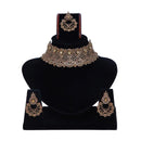 Pooja Bangles Austrian Stone Necklace Set With Maangtikka