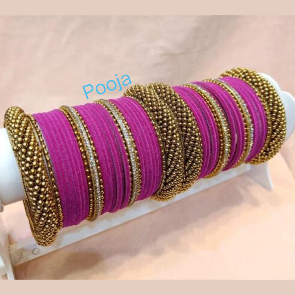 Pooja Bangles Velvet Bangles Set