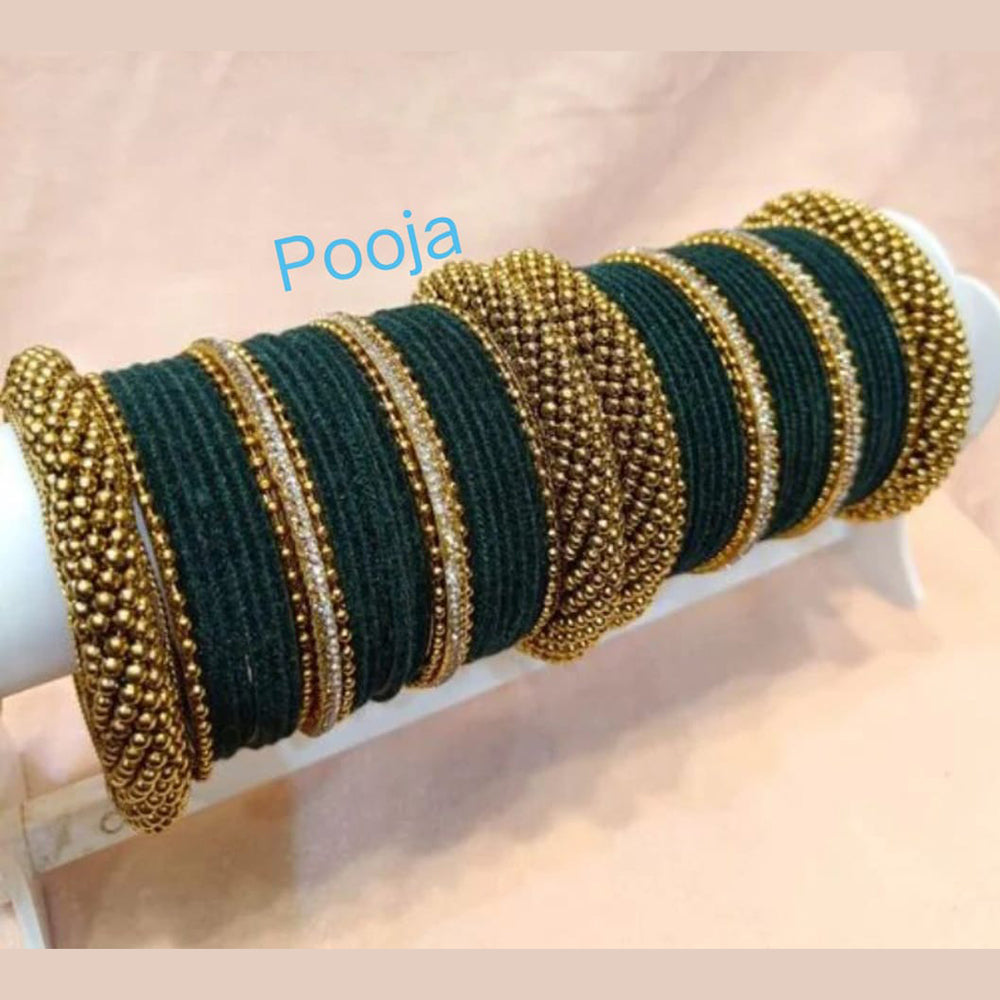Pooja Bangles Velvet Bangles Set