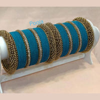 Pooja Bangles Velvet Bangles Set