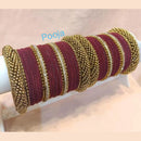 Pooja Bangles Velvet Bangles Set