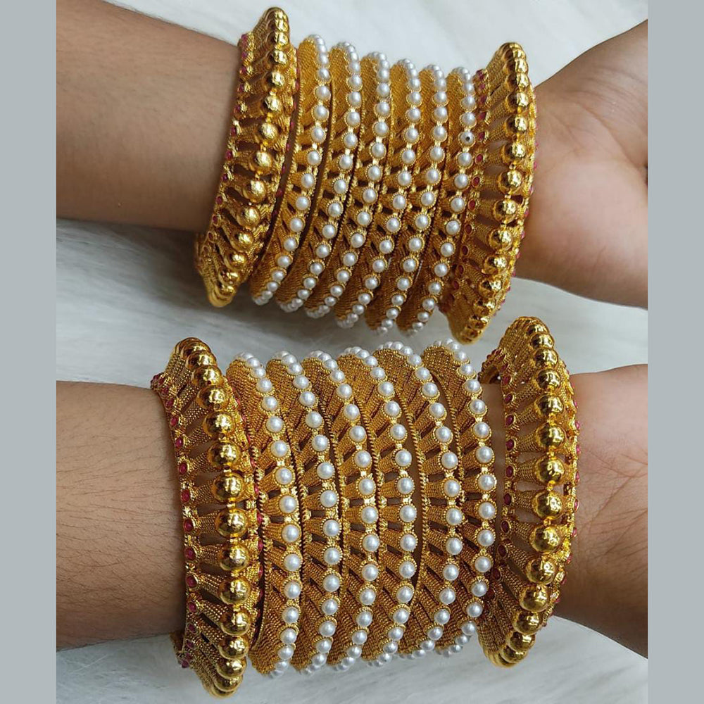 Pooja Bangles Gold Plated Bangles Set