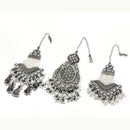 Pooja Bangles Oxidised Plated Pack of 3 Maangtikka