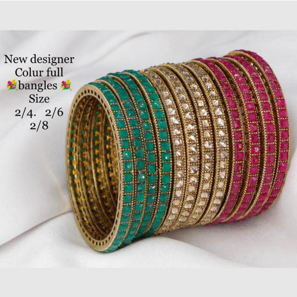 Pooja Bangles Gold Plated Bangles Set