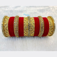 Pooja Bangles Gold Plated Bangles Set