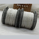 Pooja Bangles Black Oxidized Plated Bangles Set