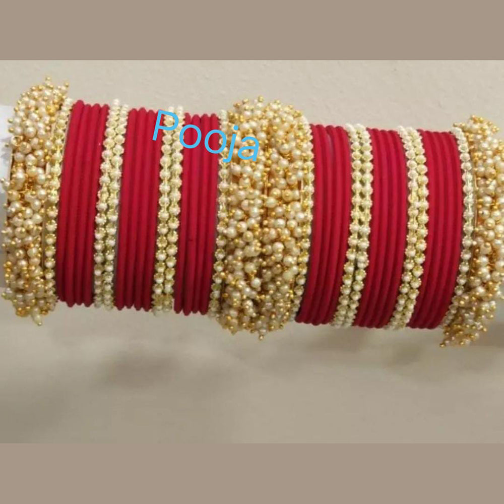Pooja Bangles Gold Plated Thread Bangles Set