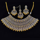 Pooja Bangles Gold Plated Kundan Stone And Beads Necklace Set