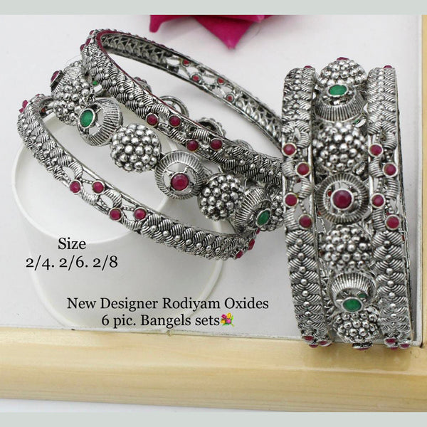 Pooja Bangles Oxidized Stylish Bangles Set