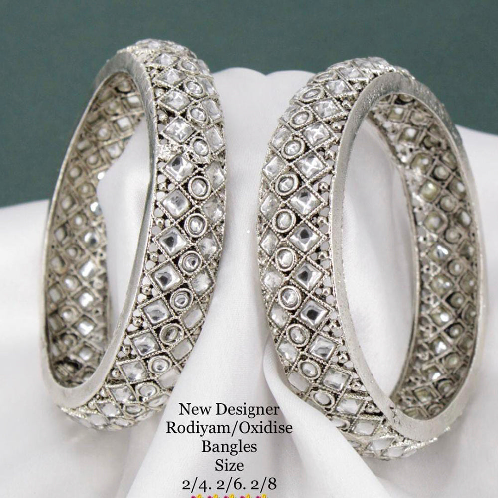 Pooja Bangles Oxidized Stylish Bangles Set