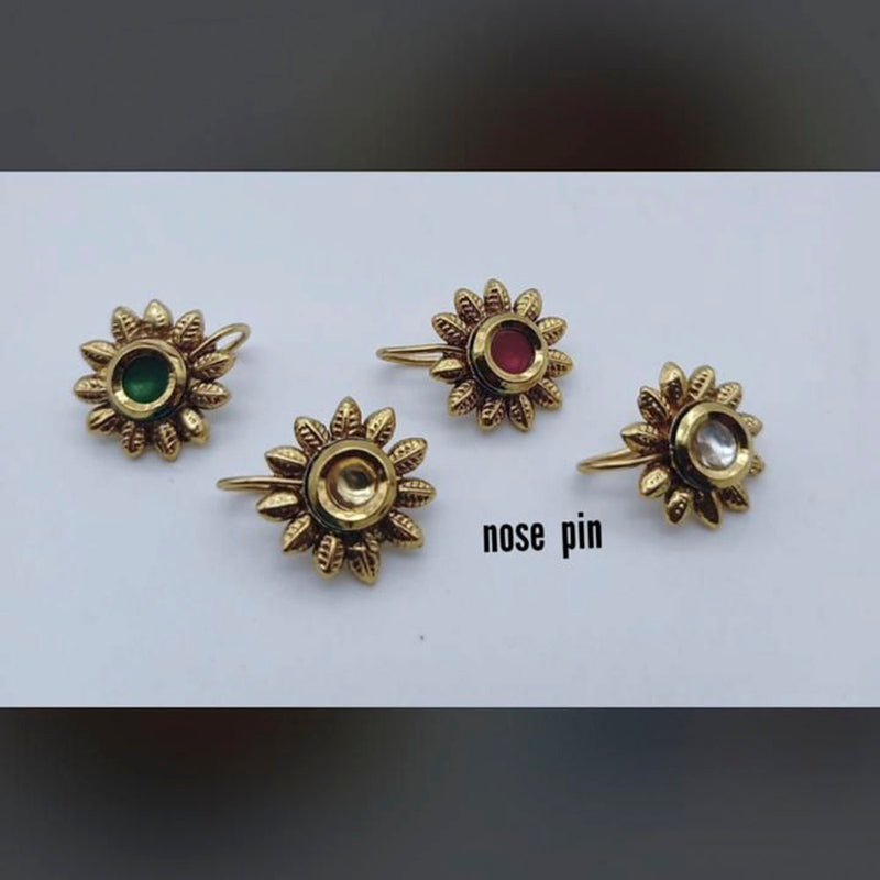 Pooja Bangles Gold Plated Nose Pin