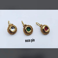Pooja Bangles Gold Plated Nose Pin