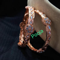 Pooja Bangles Austrian Stone Bangles Set