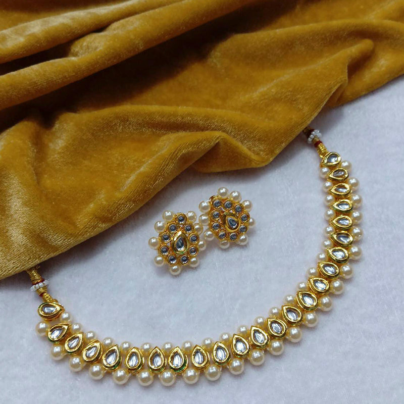 Pooja Bangles Kundan Stone Choker Necklace Set