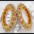 Pooja Bangles Pota Stone Bangles Set