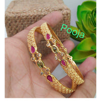 Pooja Bangles Austrian Stone Bangles Set