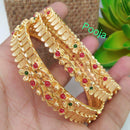 Pooja Bangles Pota Stone Bangles Set