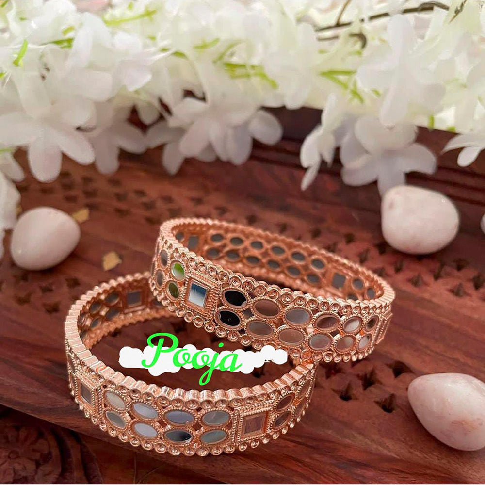 Pooja Bangles Mirror Bangles Set