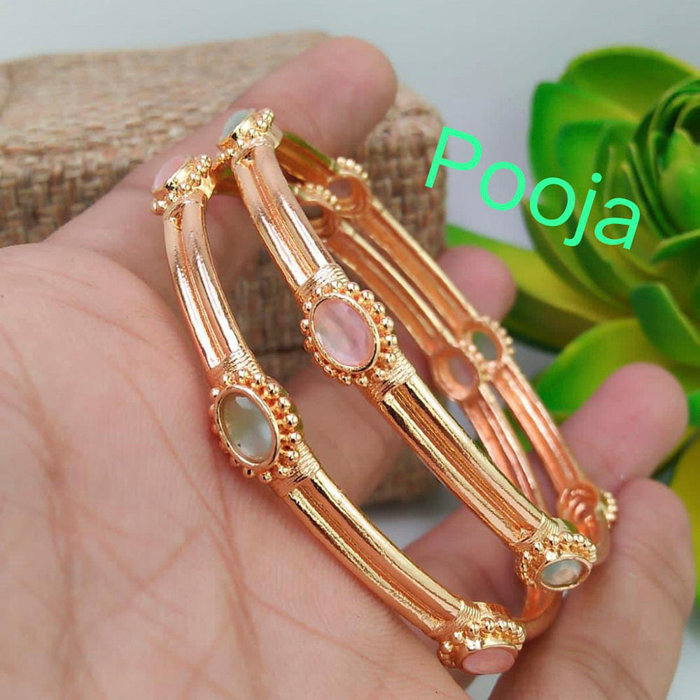Pooja Bangles Crystal Stone Bangles Set