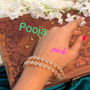 Pooja Bangles Crystal Stone Bangles Set