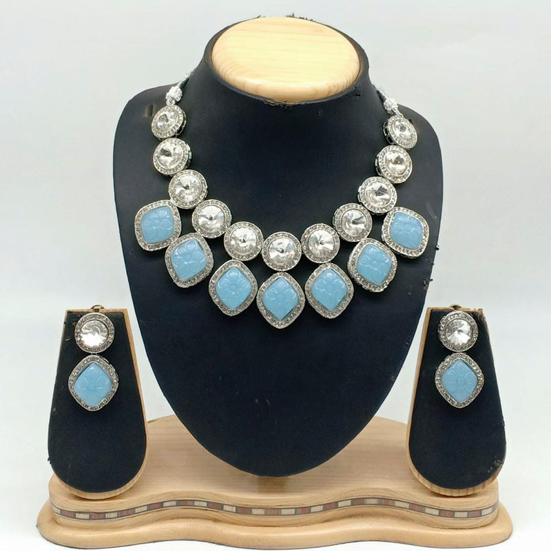 Pooja Bangles Crystal Stone Choker Necklace Set