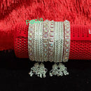 Pooja Bangles Silver Plated Bangles Set