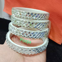 Pooja Bangles Mirror Bangles Set