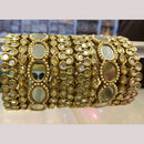 Pooja Bangles Gold Plated Mirror Work Bangles Set