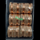 Pooja Bangles Rose Gold Plated Bangles Set