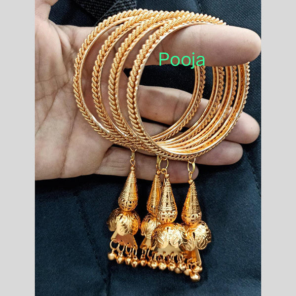Pooja Bangles Rose Gold Plated Bangles
