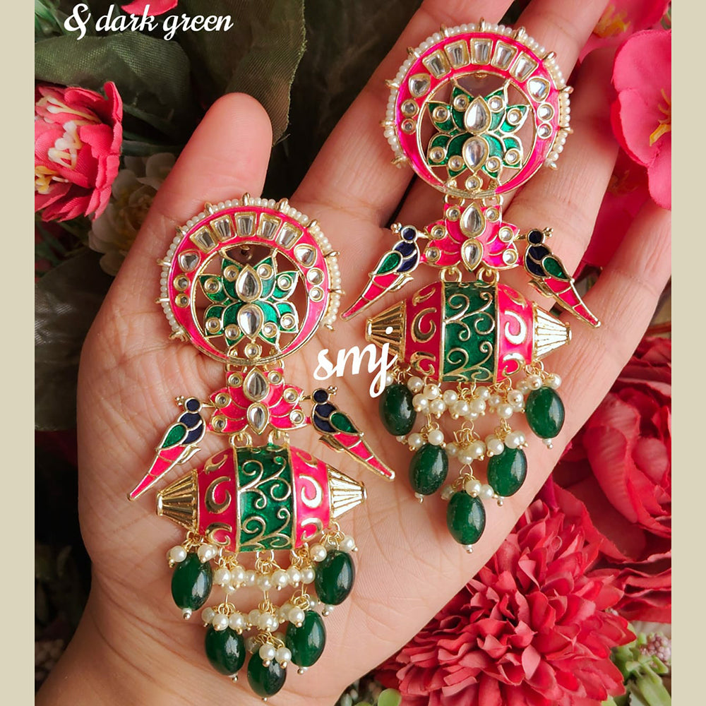 Meenakari earrings on sale