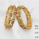 Pooja Bangles Gold Plated Bangles Set