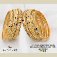 Pooja Bangles Gold Plated Bangles Set