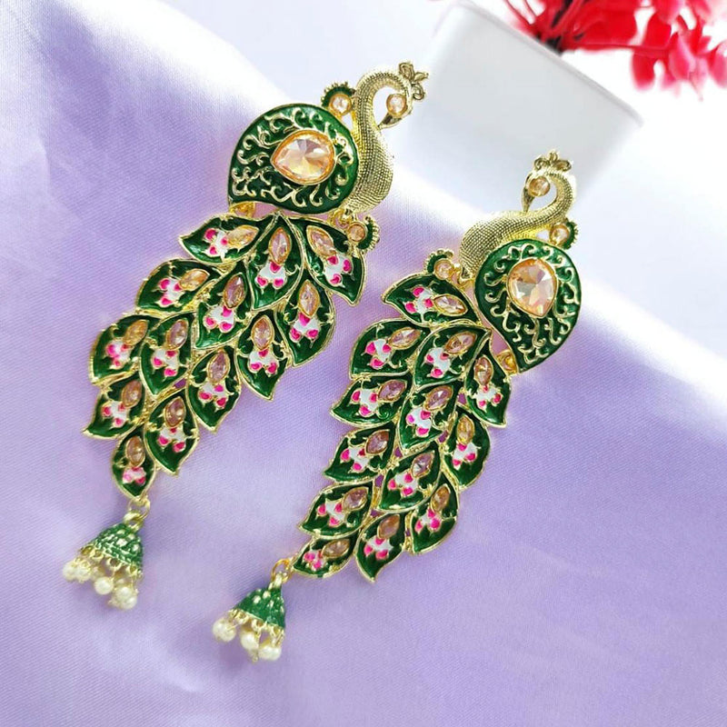 Amazon.com: Vintage Peacock Dangle Earrings for Women Girls 14K Gold Plated  Green Crystal Feather Peafowl Statement Drop Dangling Stud Earring Boho  Exaggerated Birthday Holiday Jewelry Gifts (Blue Green): Clothing, Shoes &  Jewelry