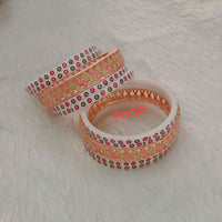 Pooja Bangles Rose Gold Plated Bangles Set