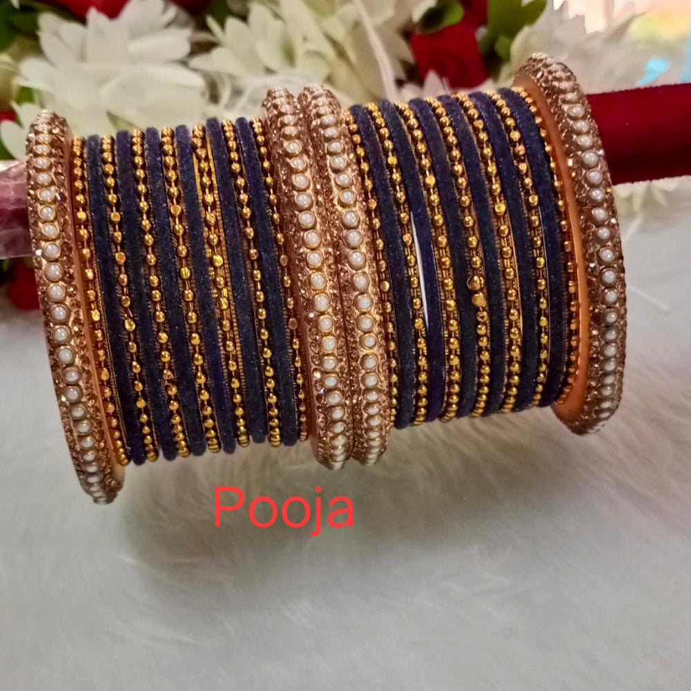 Pooja Bangles Gold Plated Thread Bangles Set