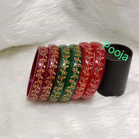 Pooja Bangles Acrylic Bangles Set