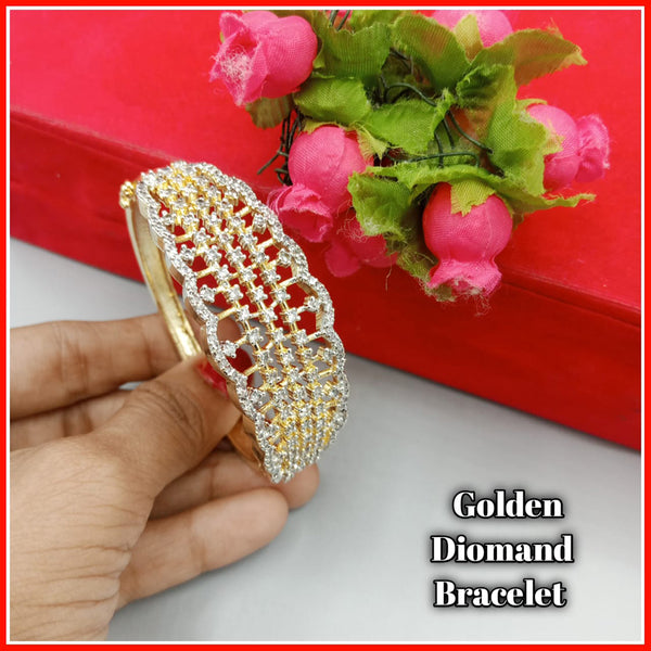Pooja Bangles Gold Plated AD Stone Bracelet