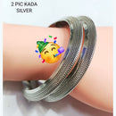 Pooja Bangles Silver Plated Bangles Set